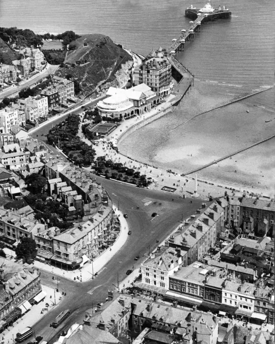 Framed Print : Llandudno from the air, 1937
