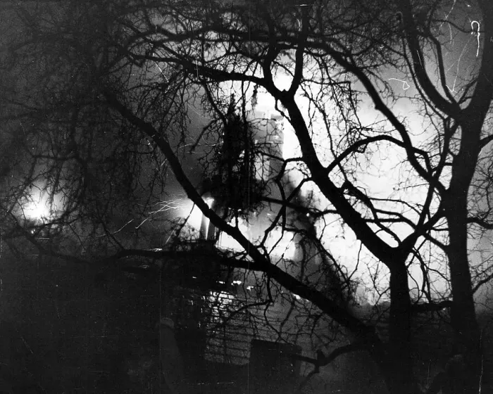 Framed Print : London in the Blitz Temple Church air raid 14 Framed Print : London in the Blitz Temple Church air raid 14