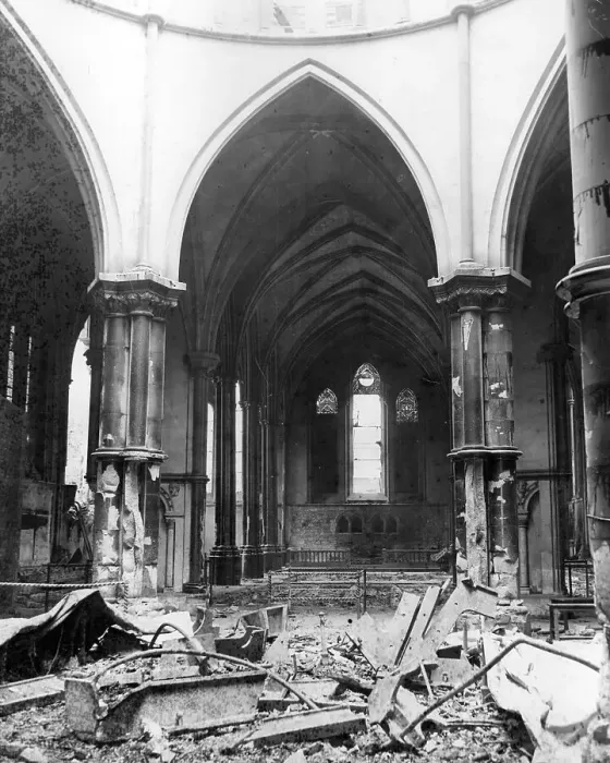 Framed Print : London in the Blitz Temple Church air raid 15 Framed Print : London in the Blitz Temple Church air raid 15