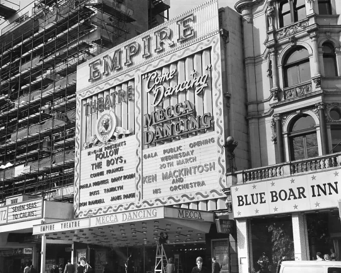 Framed Print : London's New Empire Theatre. Leicester Square