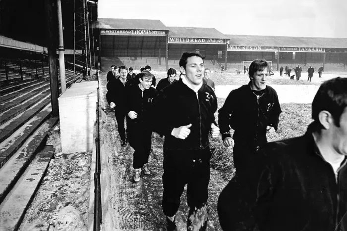 Framed Print : Luton FC training 1969 Framed Print : Luton FC training 1969