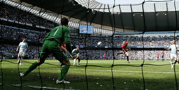 Man Utd's Paul Scholes scoring the winner against Man City 2010
