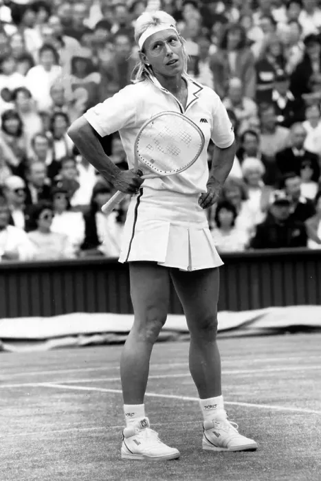 Framed Print : Martina Navratilova on her way to defeat in the Ladies Singles in the French Open against Steffi Graf Framed Print : Martina Navratilova on her way to defeat in the Ladies Singles in the French Open against Steffi Graf