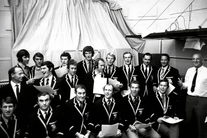 Framed Print : Members of the MCC cricket team for the tour of India Framed Print : Members of the MCC cricket team for the tour of India