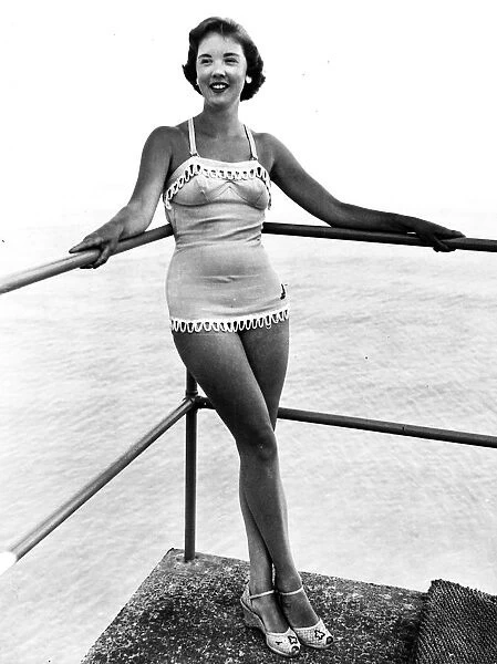 Miss Marina 1950. Sheila Simpson, winner of 1950s Miss Marina contest at Ramsgate
