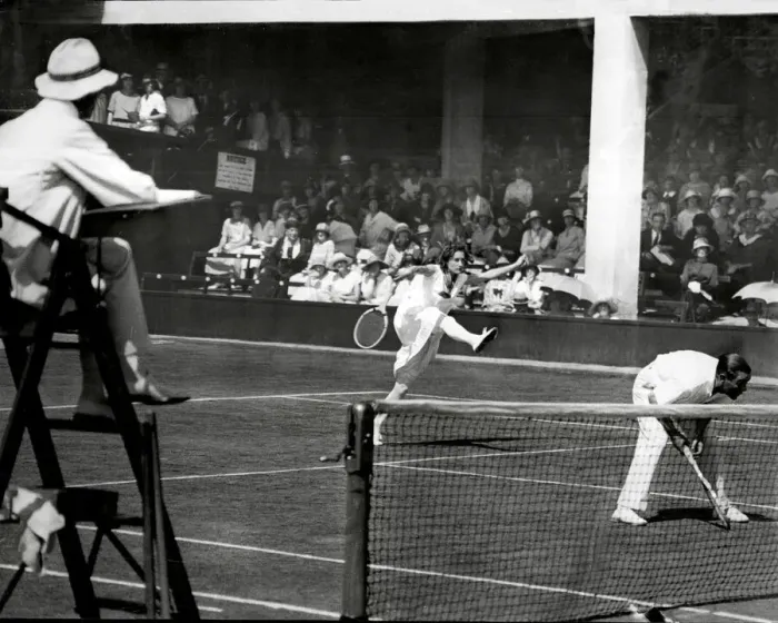 Framed Print : Mixed Doubles at Wimbledon 1924 Framed Print : Mixed Doubles at Wimbledon 1924