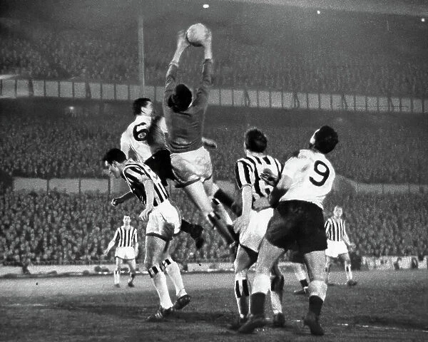 Newcastle goalkeeper Dave Hollins in action