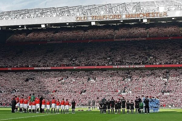 Old Trafford before kickoff for the 50th anniversary of the Munich Air Disaster