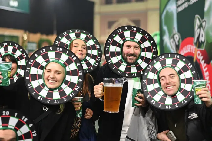 Framed Print : The Paddy Power PDC World Darts Championships 2024. Alexandra Palace Framed Print : The Paddy Power PDC World Darts Championships 2024. Alexandra Palace