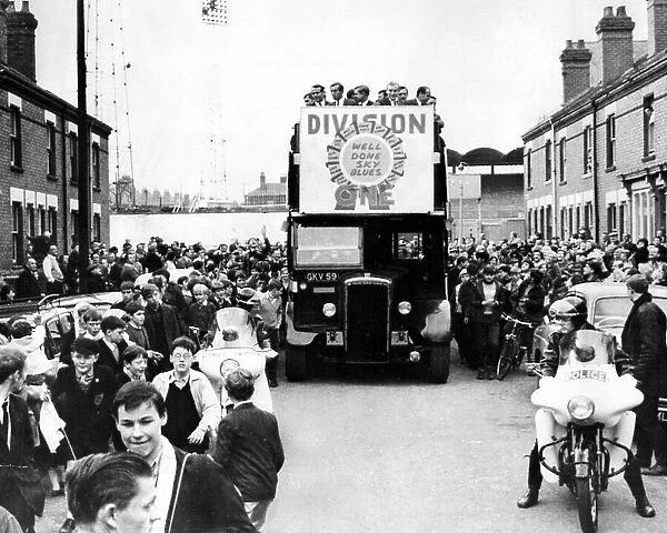 Parade by Coventry City Football Club to celebrate the team's entry to the First Division in 1967