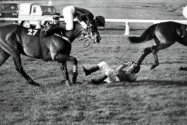 Prince Charles falling from a horse at Cheltenham, 1981