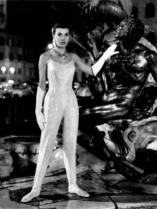 Framed Print : Pucci design cat suit 1961 Framed Print : Pucci design cat suit 1961
