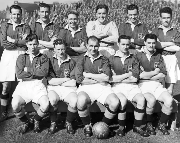 Framed Print : Queen of the South F. C. 1954  /  55 season