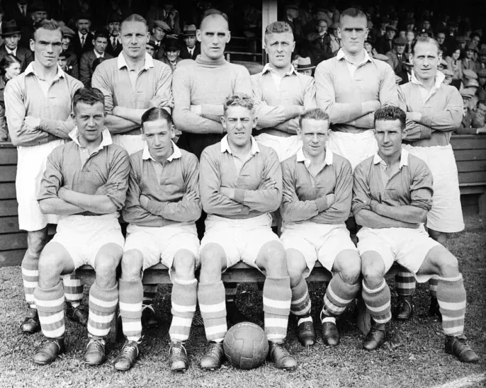 Framed Print : Queen of the South Football Team 1935 / 36 season Framed Print : Queen of the South Football Team 1935 / 36 season