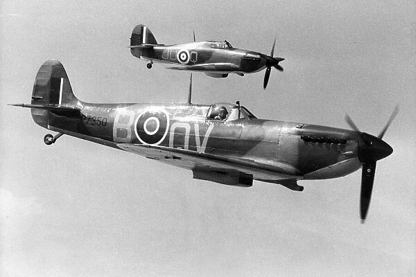 RAF Vickers Spitfire and Hawker Hurricane