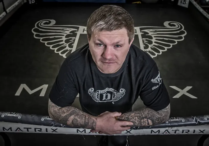 Framed Print : Ricky Hatton at his gym in Manchester Framed Print : Ricky Hatton at his gym in Manchester