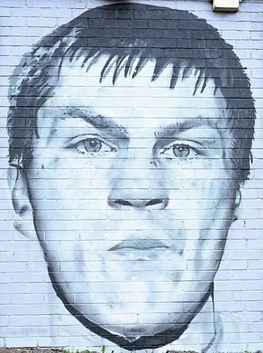 Framed Print : Ricky Hatton Mural at Harehill tavern Manchester Framed Print : Ricky Hatton Mural at Harehill tavern Manchester