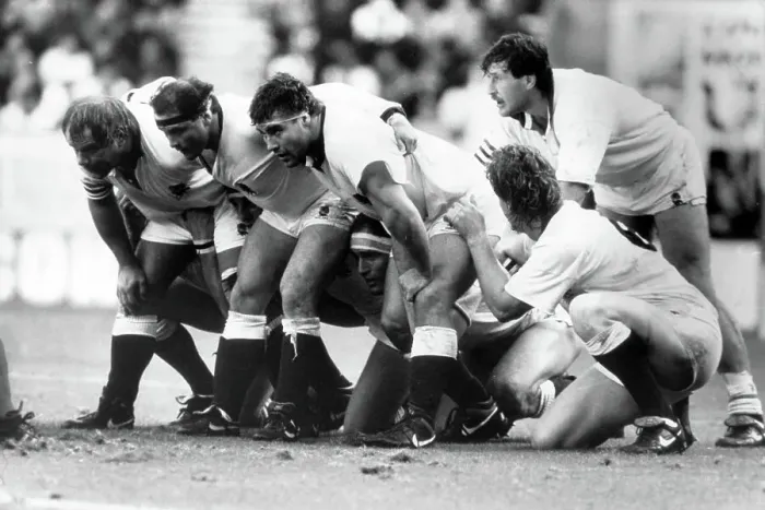 Framed Print : Rugby world Cup 1991. Jeff Probyn, Brian Moore and Jason Leonard Framed Print : Rugby world Cup 1991. Jeff Probyn, Brian Moore and Jason Leonard