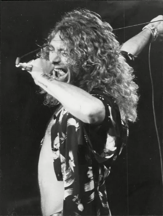 Framed Print : Singer Robert Plant of Led Zeppelin Framed Print : Singer Robert Plant of Led Zeppelin
