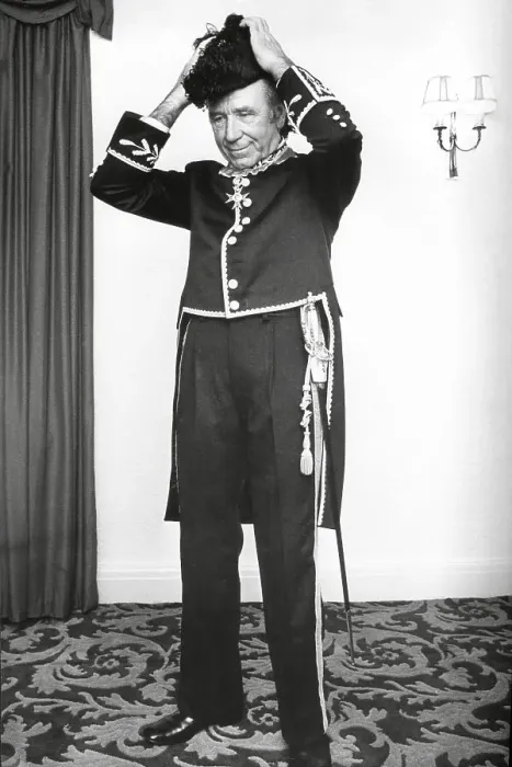 Framed Print : Sir Matt Busby, in ceremonial dress as Knight Commander of St Gregory, 1972 Framed Print : Sir Matt Busby, in ceremonial dress as Knight Commander of St Gregory, 1972