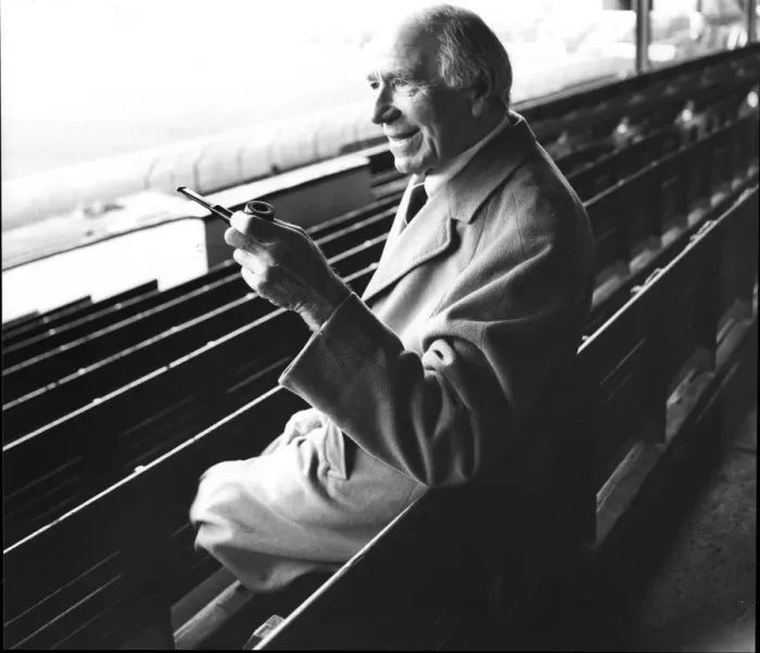 Framed Print : Sir Matt Busby Former Manager of Manchester United Framed Print : Sir Matt Busby Former Manager of Manchester United
