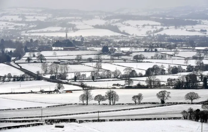 Framed Print : Snowy valley Framed Print : Snowy valley