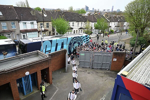Soul of Sport Selhurst Crystal Palace v Manchester City 2024 Man City team arriving