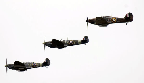 Spitfires at the 100th centenary celebration of the RAF