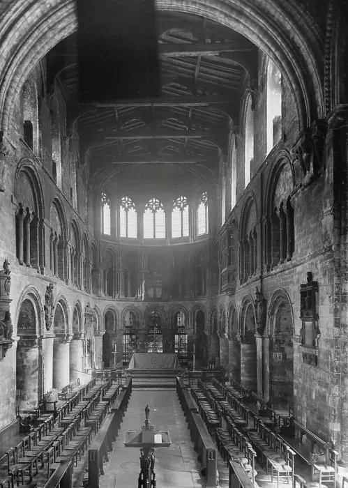 Framed Print : St Bartholomew The Great Church, Smithfield, London 1951
