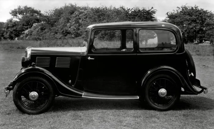 Framed Print : Standard Nine 2-door saloon 1935
