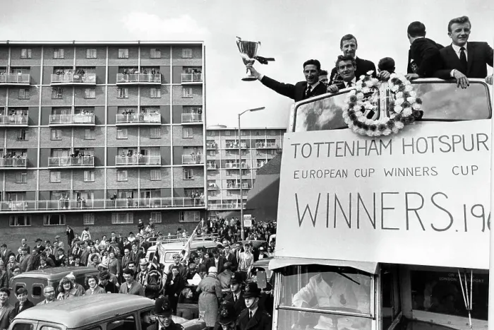 Framed Print : Tottenham Hotspur win the 1962 / 63 European Cup Winners Cup Framed Print : Tottenham Hotspur win the 1962 / 63 European Cup Winners Cup