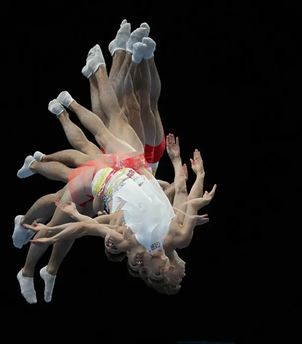 Framed Print : Trampoline Gymnastics World Championships, Birmingham 2023