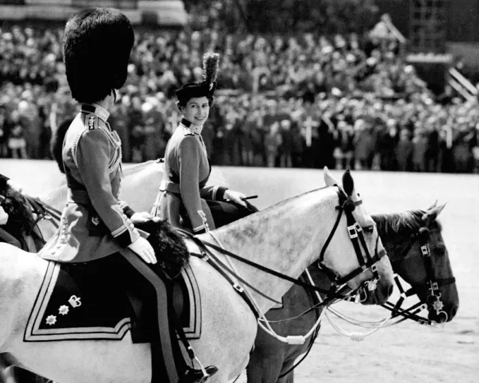 Framed Print : Trooping the Colour 1954 Framed Print : Trooping the Colour 1954