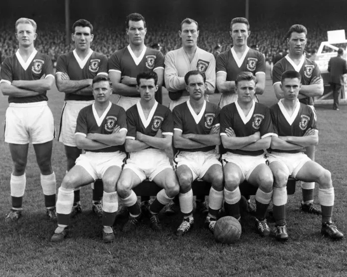 Framed Print : Wales Football Team 1958