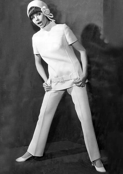 White trouser suit 1969