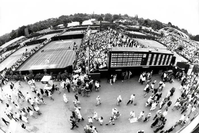 Framed Print : Wimbledon in 1988 Framed Print : Wimbledon in 1988