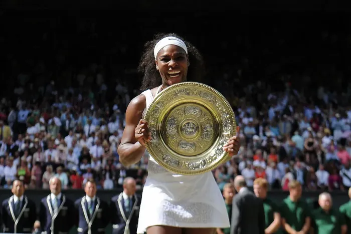 Framed Print : Wimbledon 2015 Serena Williams wins the final in straight sets Framed Print : Wimbledon 2015 Serena Williams wins the final in straight sets