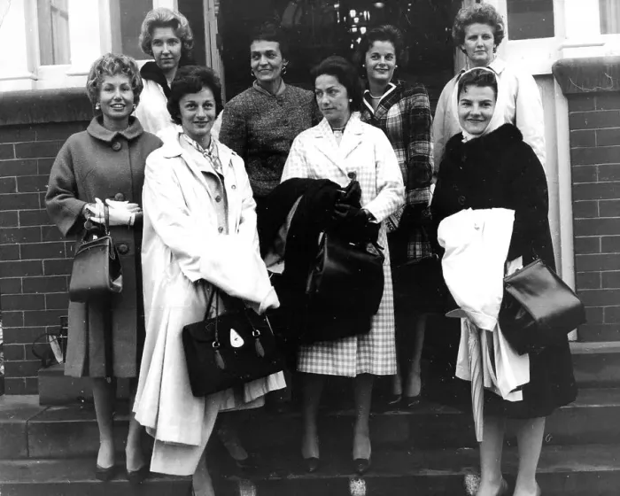 Framed Print : Wives of American Ryder Cup players 1961 Framed Print : Wives of American Ryder Cup players 1961