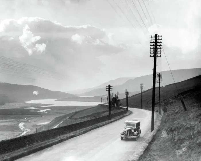Framed Print : Woodhead Reservoir, 1933 Framed Print : Woodhead Reservoir, 1933