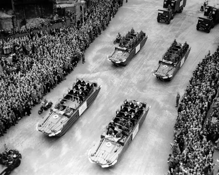 Framed Print : World War II Victory Day parade June 1946 Framed Print : World War II Victory Day parade June 1946
