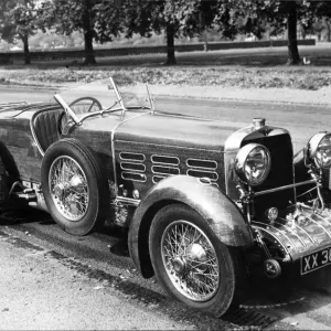 1924 Hispano Suiza Sports Car Print 1924 Hispano Suiza Sports Car Print