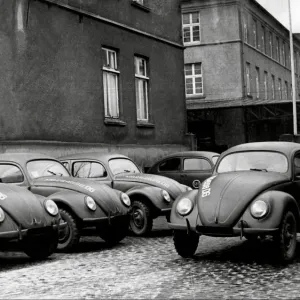1945 Volkswagen Print - Black and White Photograph 1945 Volkswagen Print - Black and White Photograph