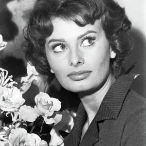 Actress Sophia Loren in London 1957 Actress Sophia Loren in London 1957