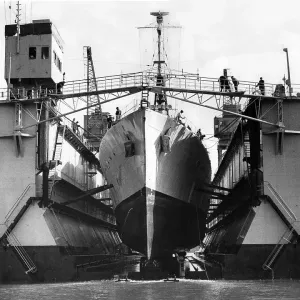 The admiralty floating dock showing HMS Apollo in the dock The admiralty floating dock showing HMS Apollo in the dock