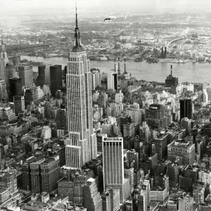 Vista aérea del Edificio Empire State en Nueva York. Vista aérea del Edificio Empire State en Nueva York.
