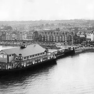 Aerial View of the pier at Herne Bay 1935 Aerial View of the pier at Herne Bay 1935
