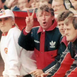 Alex Ferguson at Anfield Print