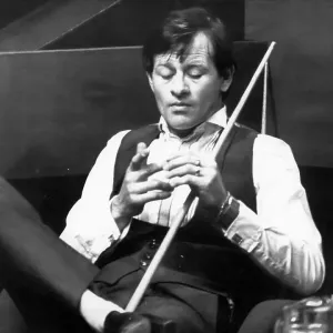 Alex Higgins Print, Embassy World Snooker Championships