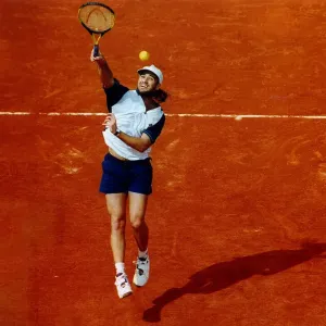 Andre Agassi at the French Open 1995 Andre Agassi at the French Open 1995