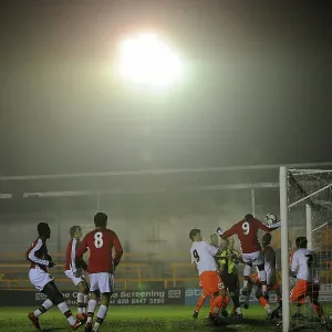 Arsenal V Crewe FA youth cup 3rd round, Benik Afobe goal at Underhill Stadium, Barnet Arsenal V Crewe FA youth cup 3rd round, Benik Afobe goal at Underhill Stadium, Barnet